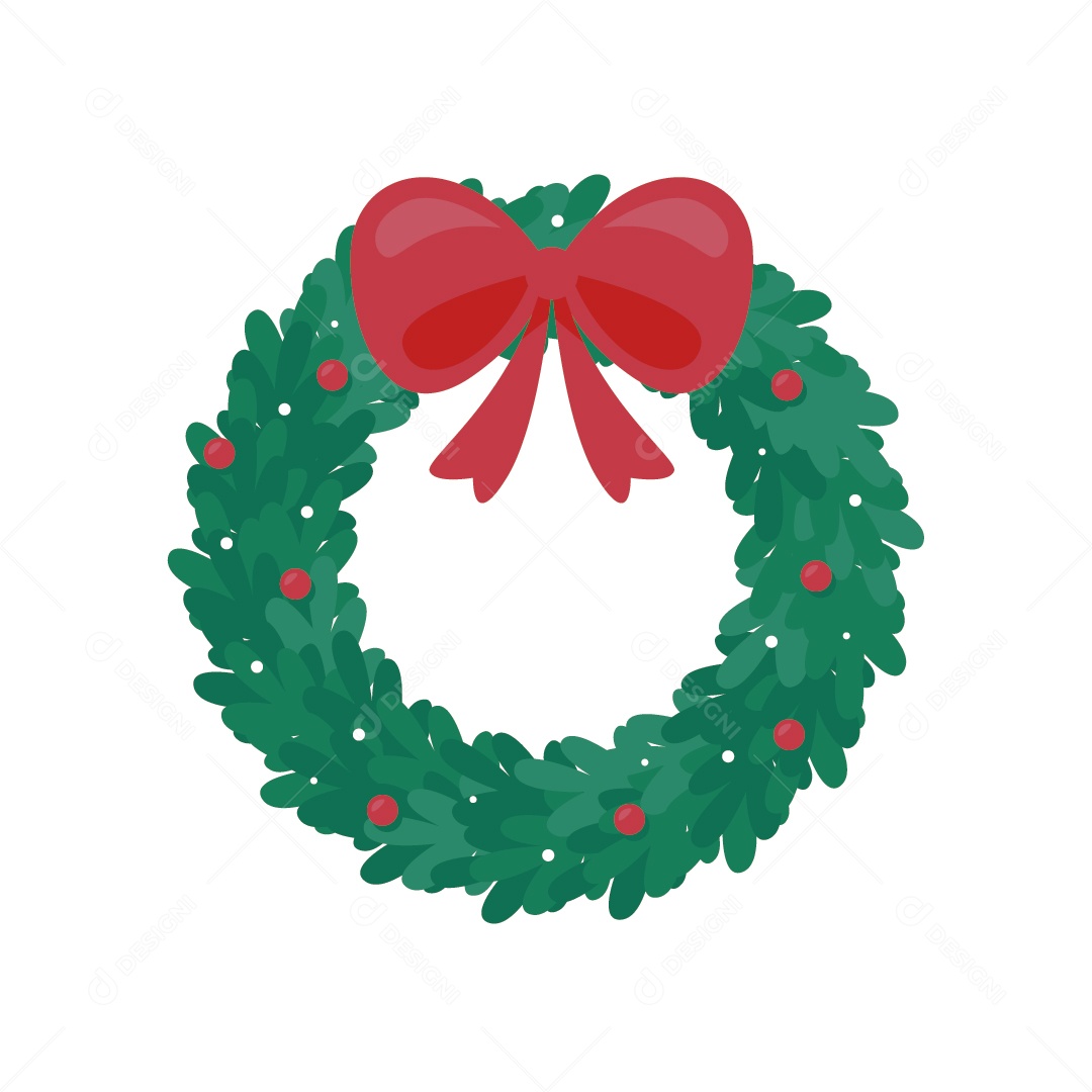 Guirlanda de Natal Ilustração Vetor EPS