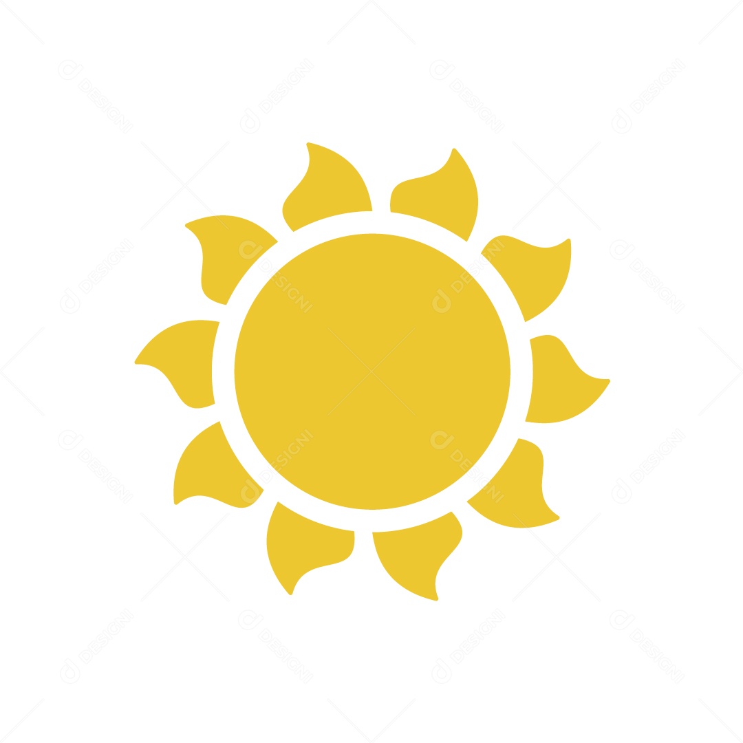 Sol Ilustração Vetor EPS
