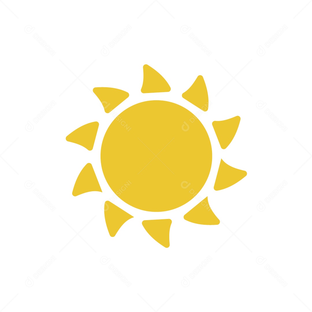 Sol Ilustração Vetor EPS
