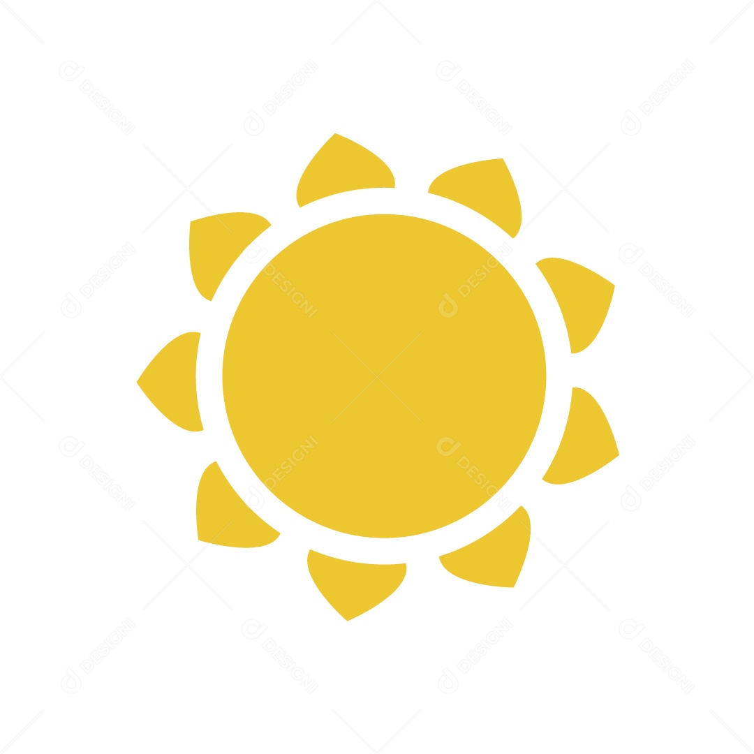 Sol Ilustração Vetor EPS