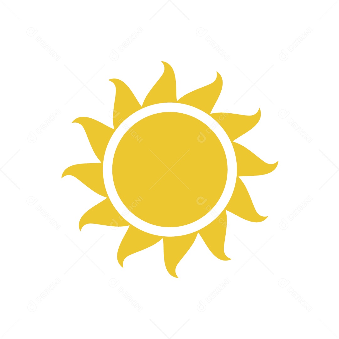 Sol Ilustração Vetor EPS
