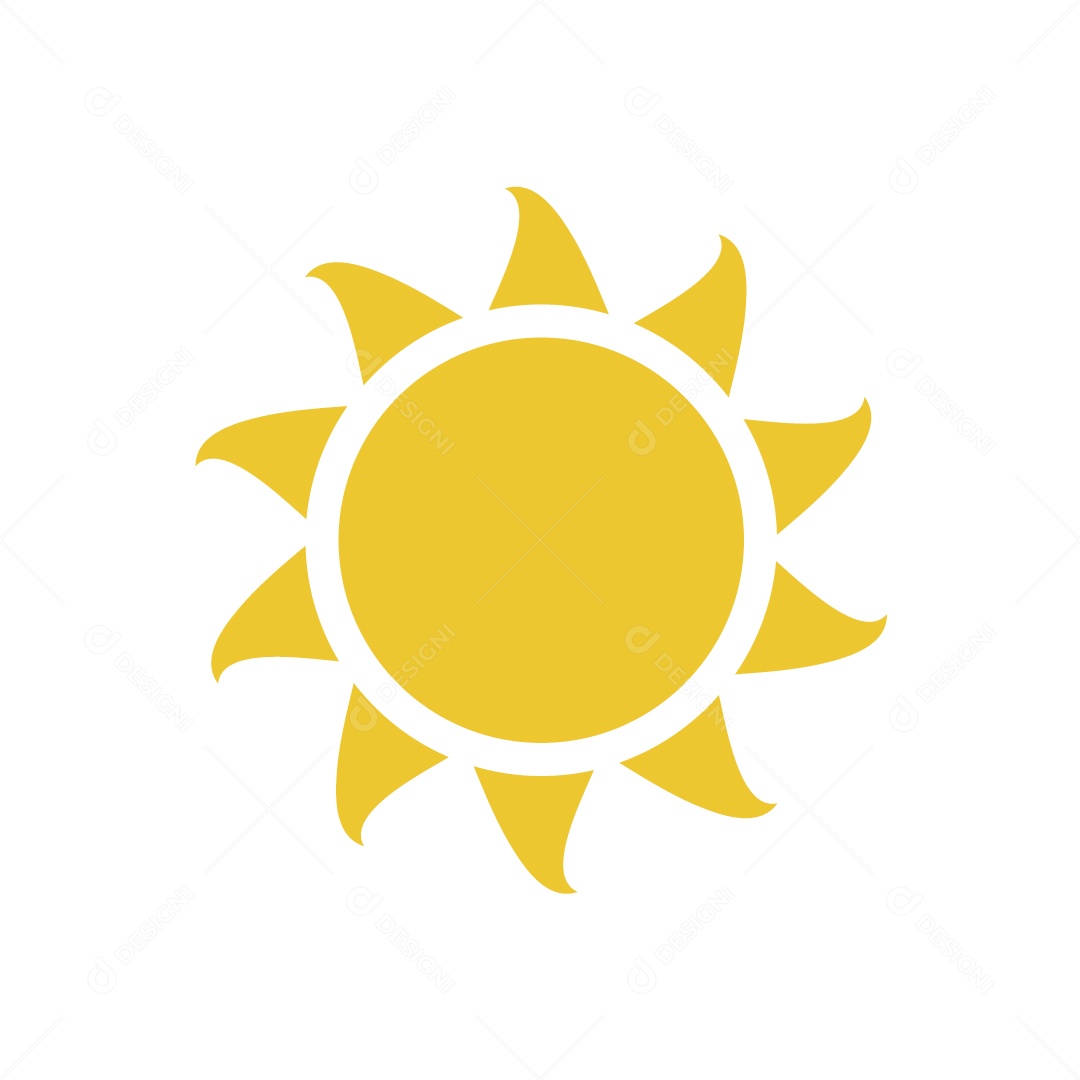 Sol Ilustração Vetor EPS