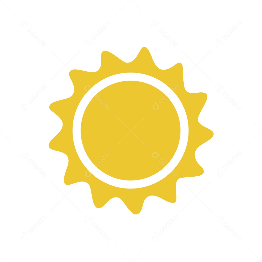 Sol Ilustração Vetor EPS
