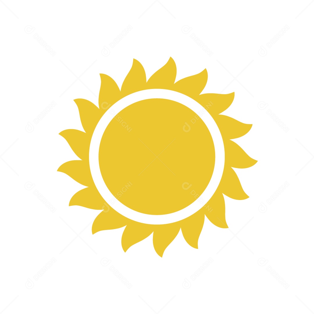 Sol Ilustração Vetor EPS