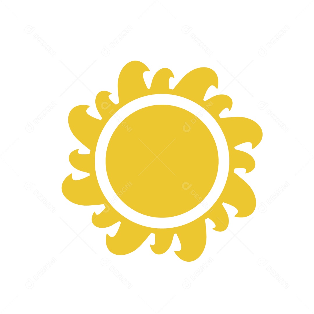 Sol Ilustração Vetor EPS