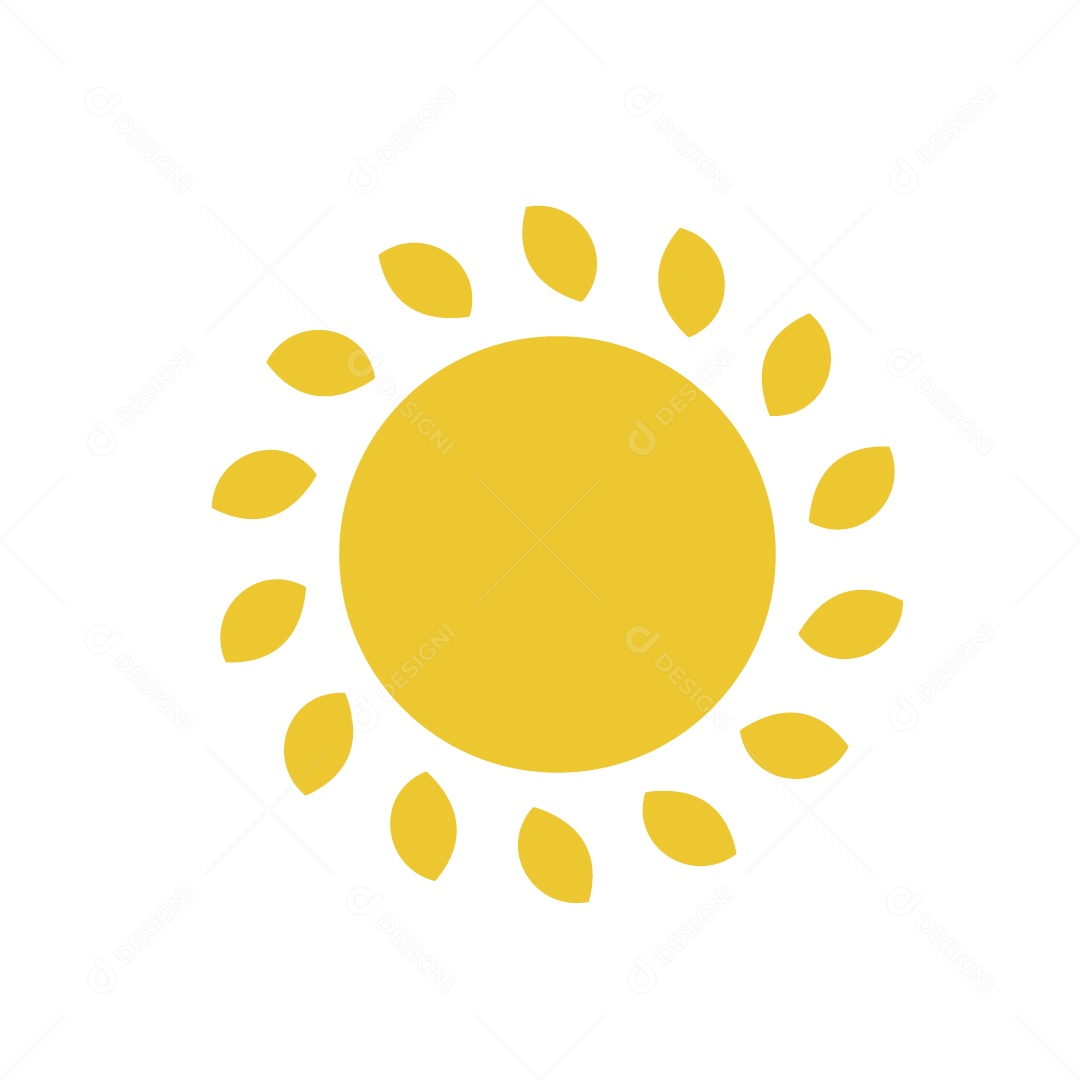 Sol Ilustração Vetor EPS