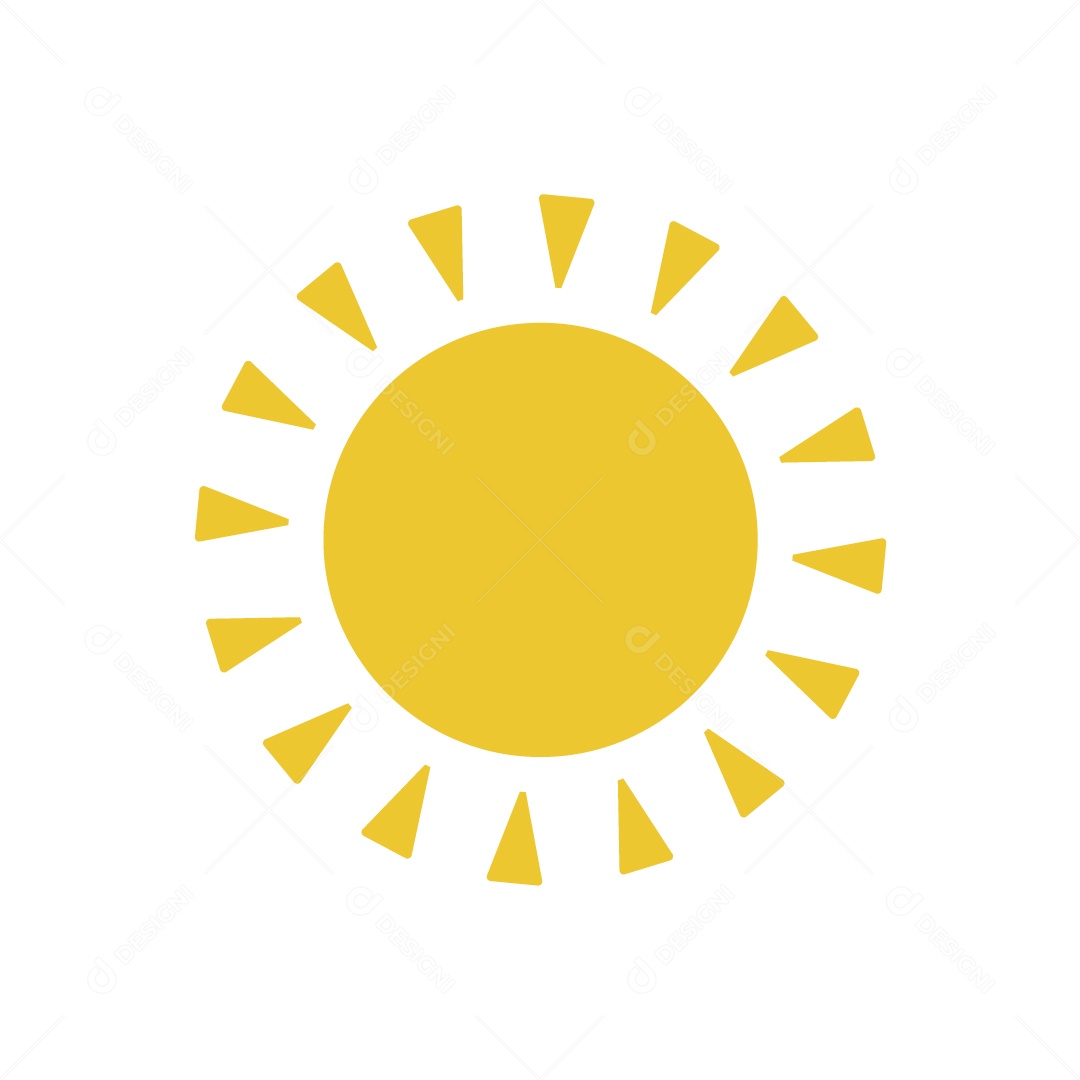 Sol Ilustração Vetor EPS