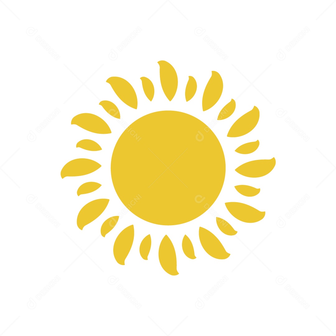Sol Ilustração Vetor EPS