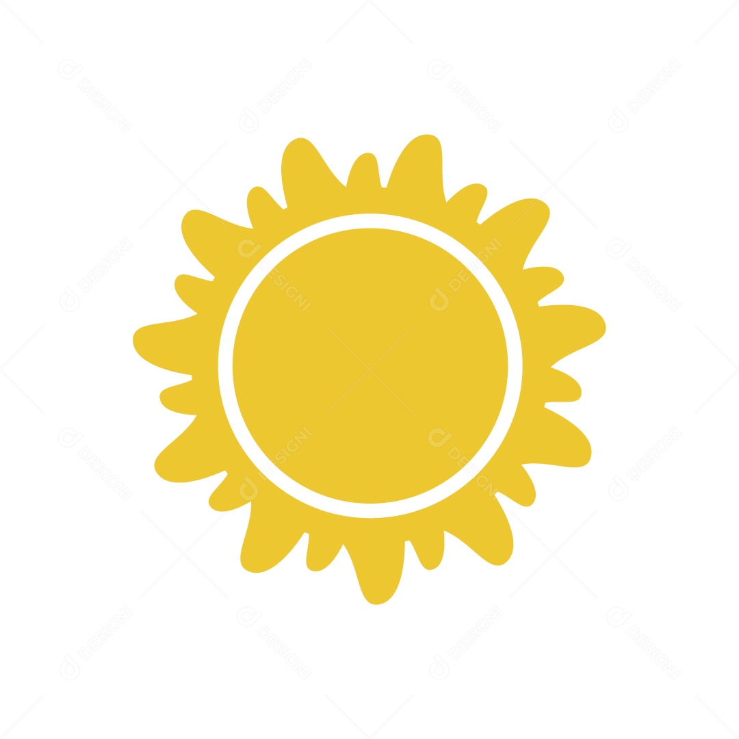 Sol Ilustração Vetor EPS