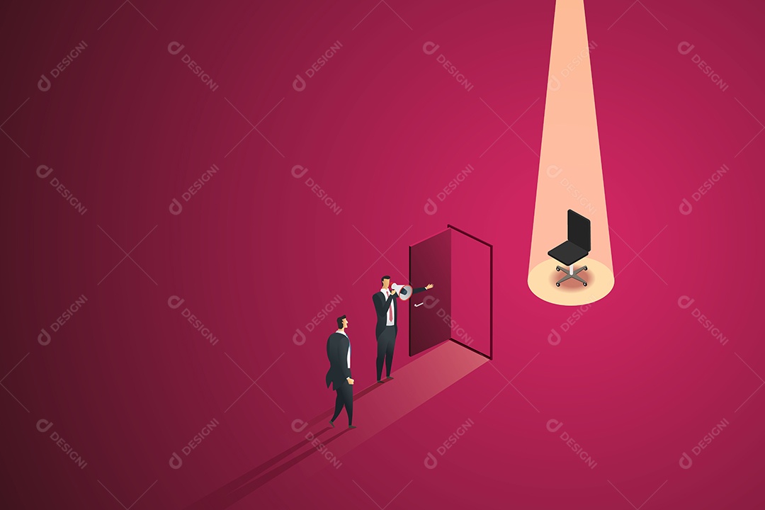 Funcionários São Promovidos ou Oferecem Novos Cargos Vetor EPS