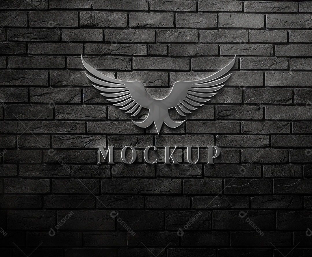 Modelo Logo de Empresa Mockup PSD Editável