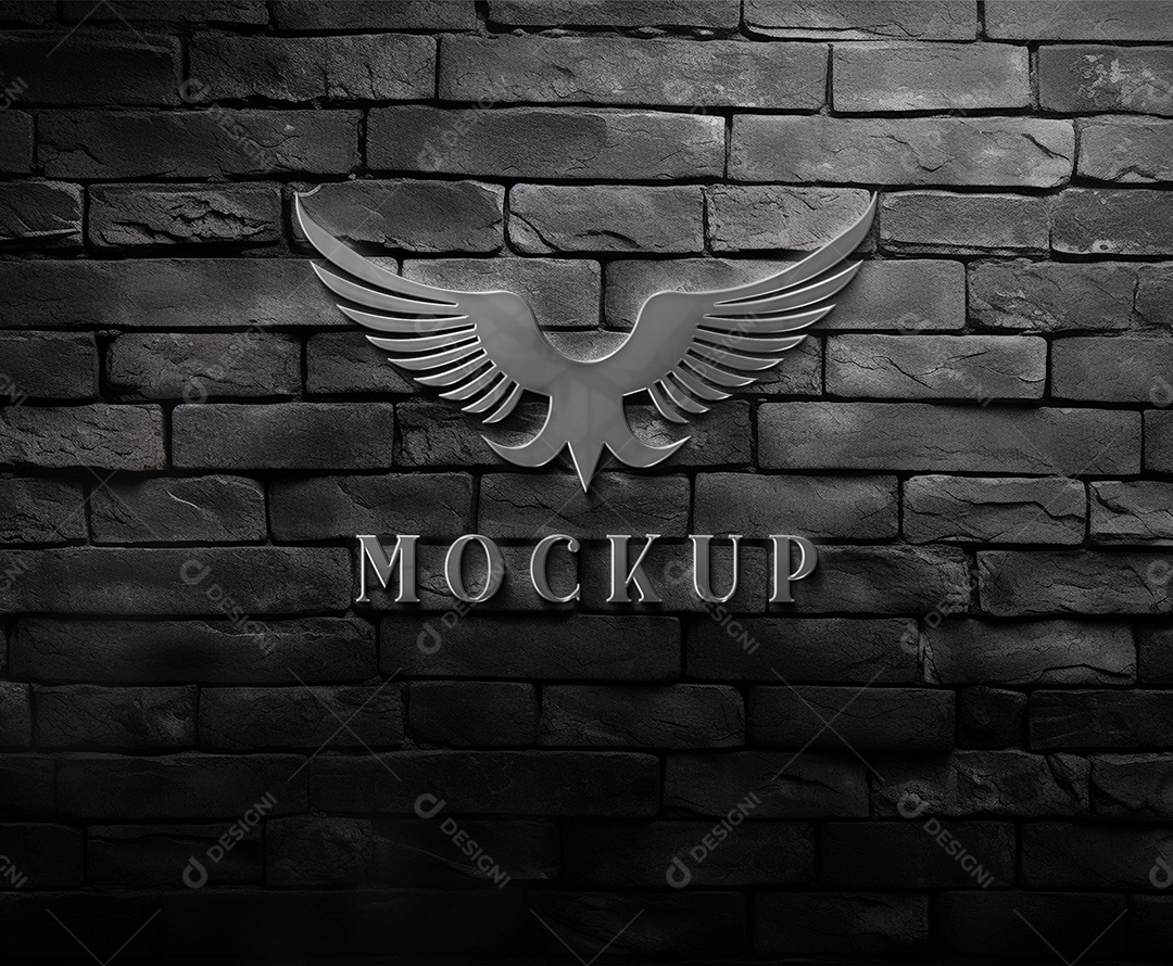 Modelo Logo de Empresa Mockup PSD Editável