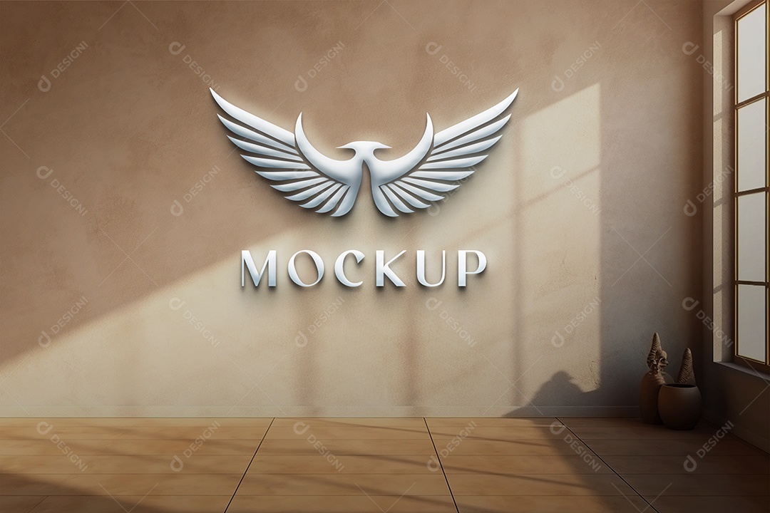 Modelo Logo de Empresa Mockup PSD Editável