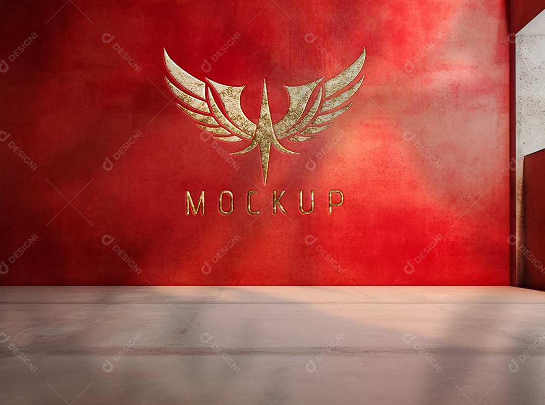 Modelo Logo de Empresa Mockup PSD Editável