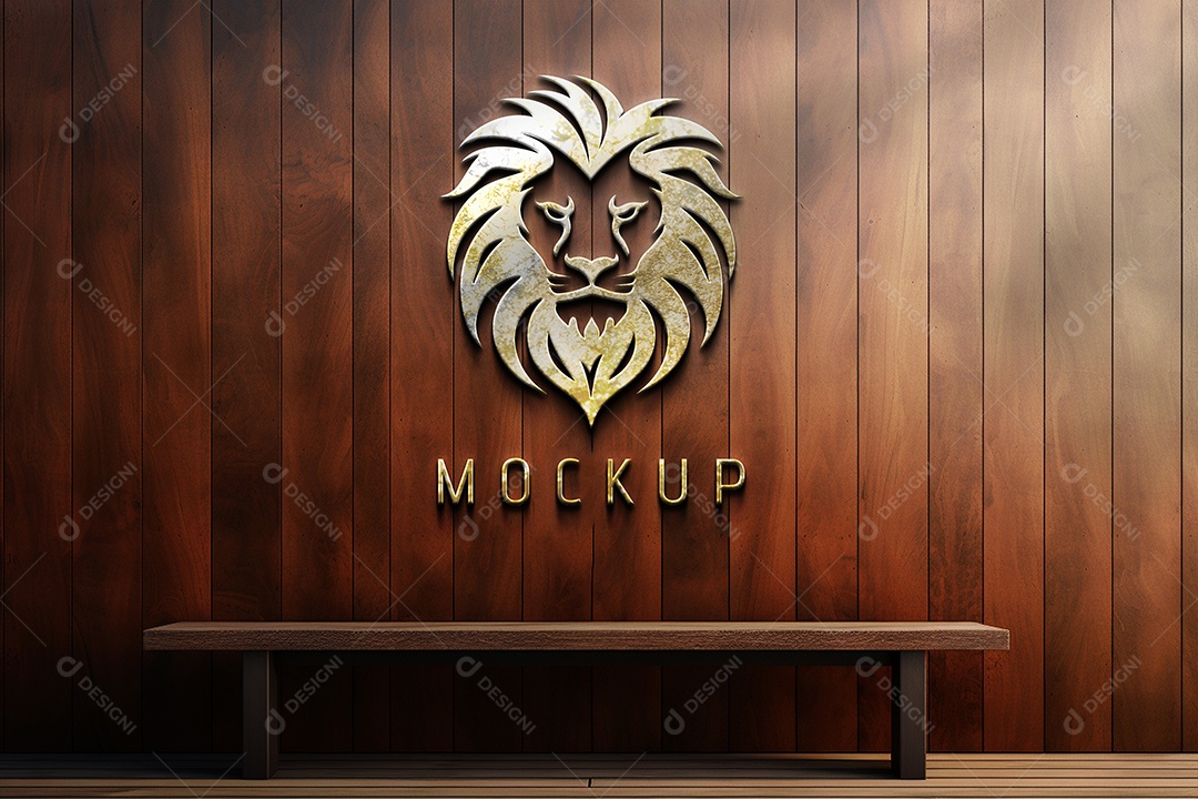 Modelo Logo de Empresa Mockup PSD Editável