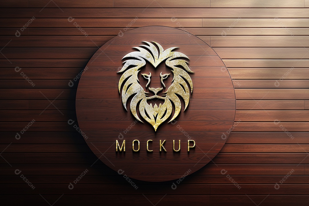 Modelo Logo de Empresa Mockup PSD Editável