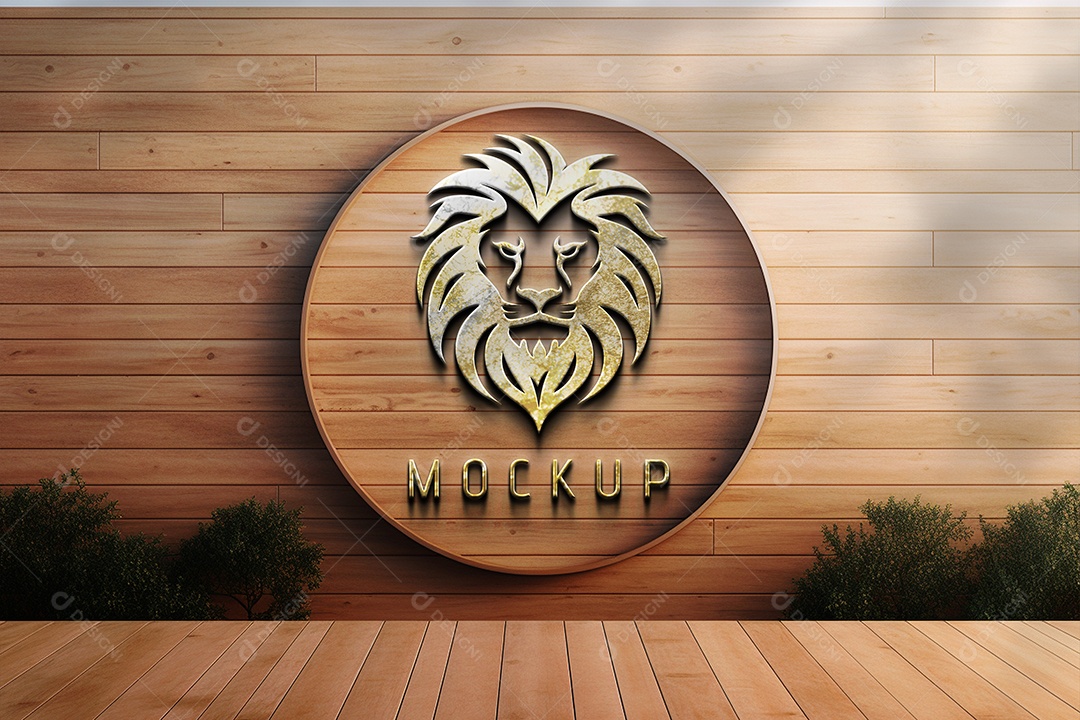 Modelo Logo de Empresa Mockup PSD Editável