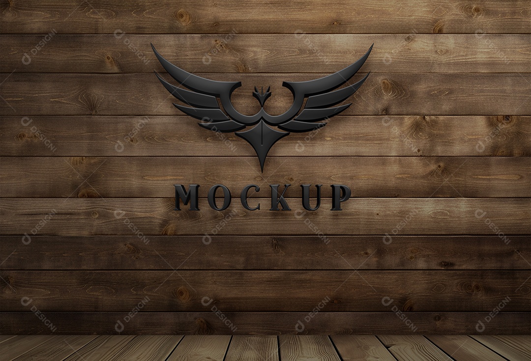 Modelo Logo de Empresa Mockup PSD Editável