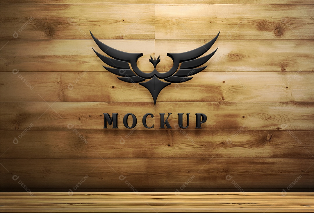 Modelo Logo de Empresa Mockup PSD Editável