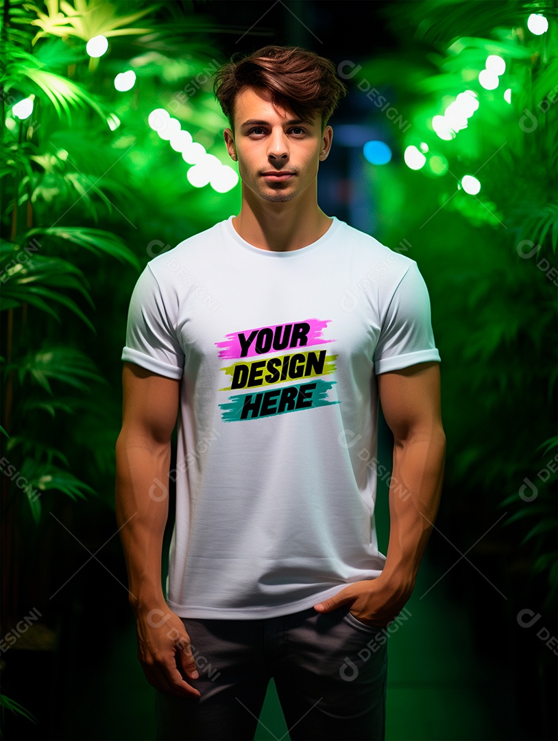 Mockup de Camiseta PSD Editável