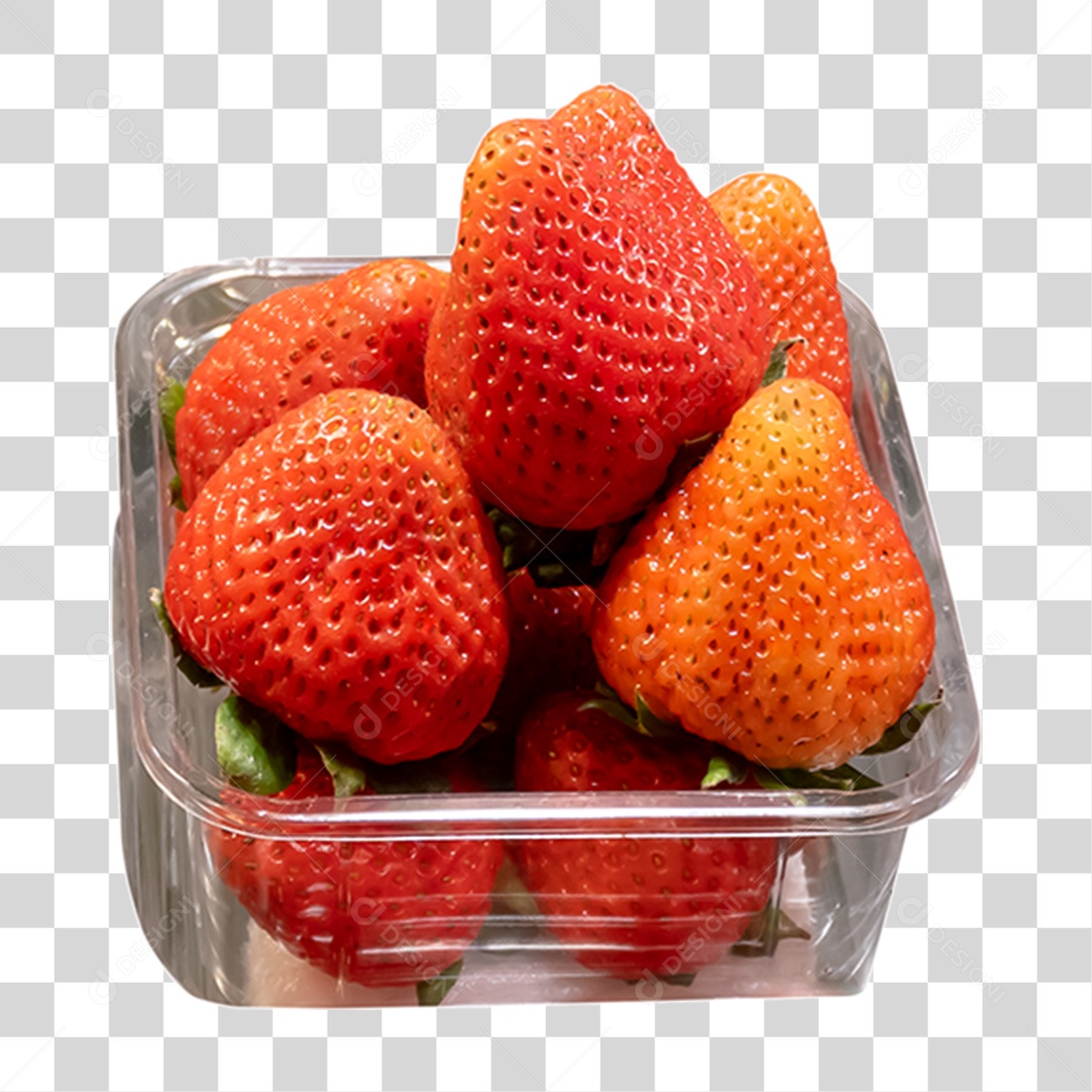 Frutas Morango PNG Transparente