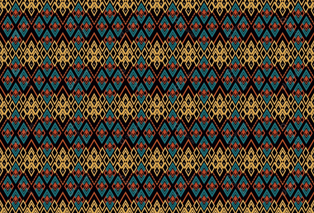 Padrão de Tapete Ilustração Vetor EPS