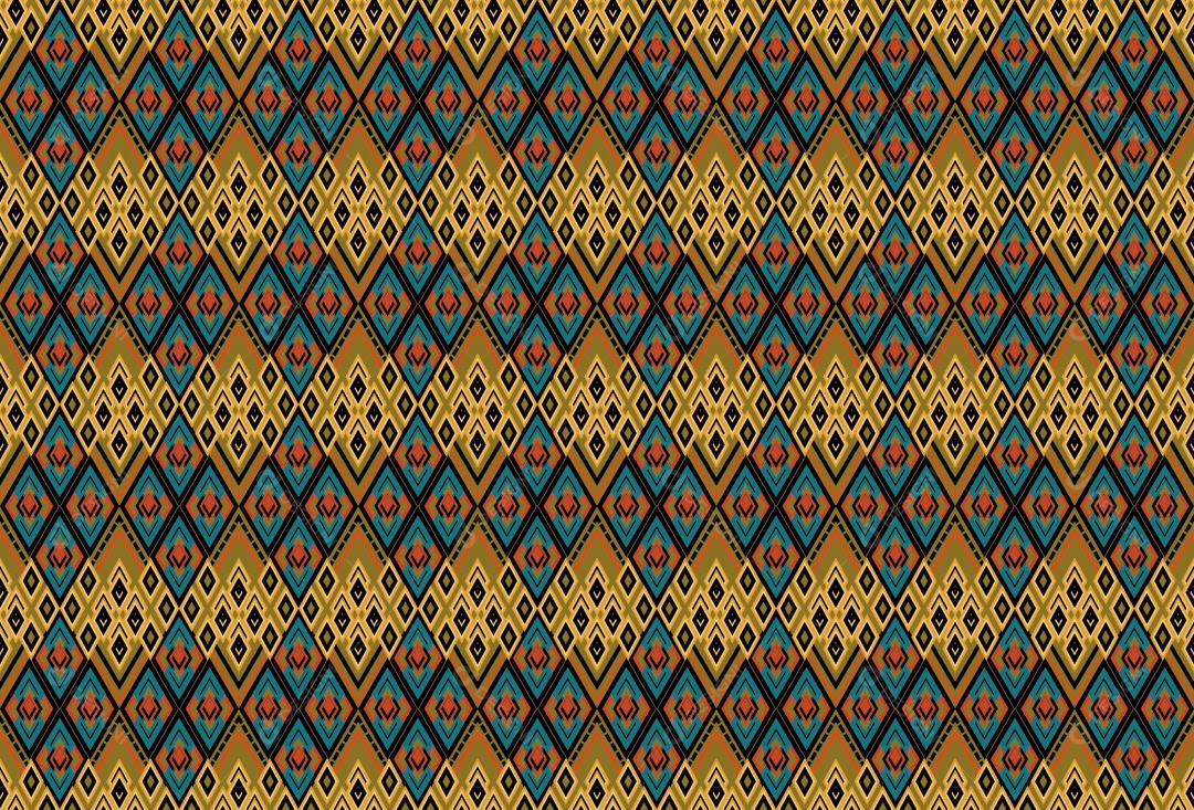 Padrão de Tapete Ilustração Vetor EPS