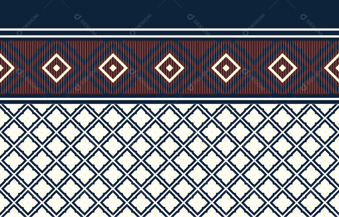 Padrão de Tapete Ilustração Vetor EPS