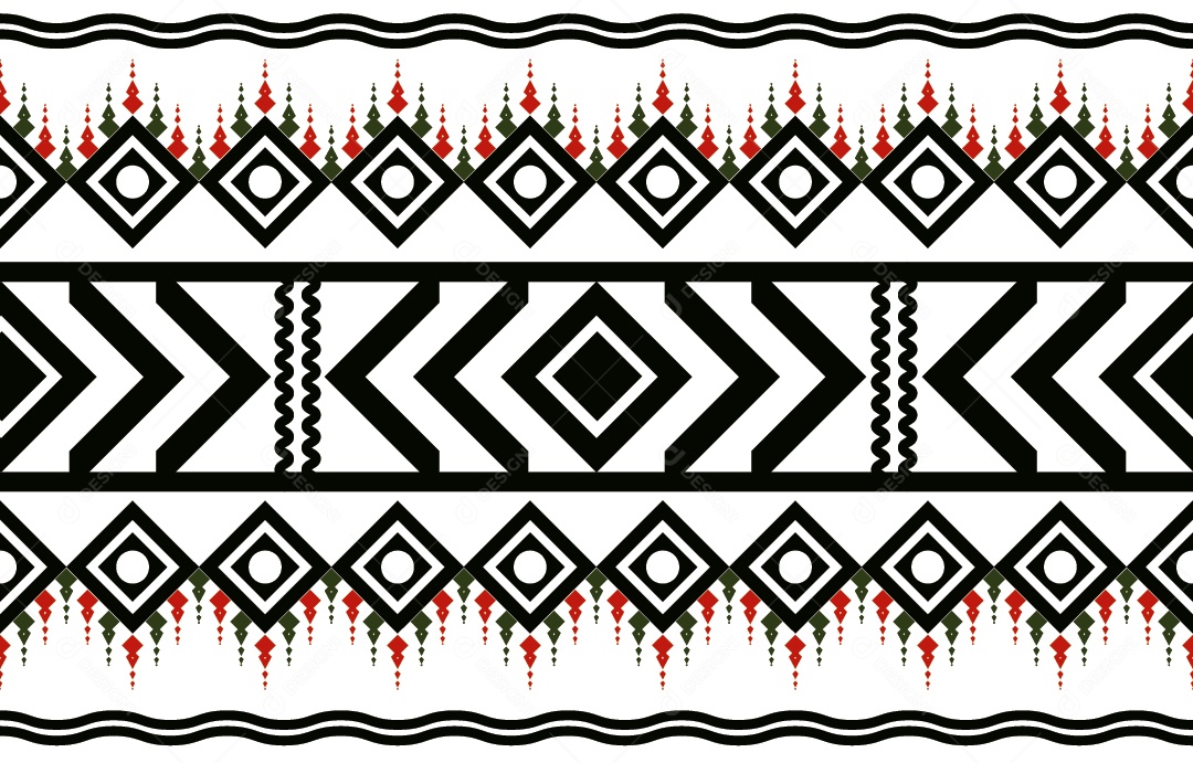 Padrão de Tapete Ilustração Vetor EPS