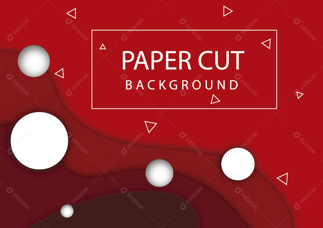 Background Corte de Papel Vetor EPS