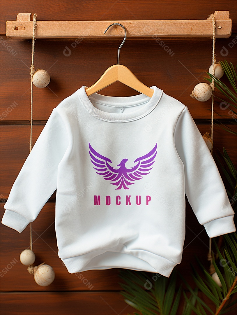 Mockup Moletom Infantil PSD Editável