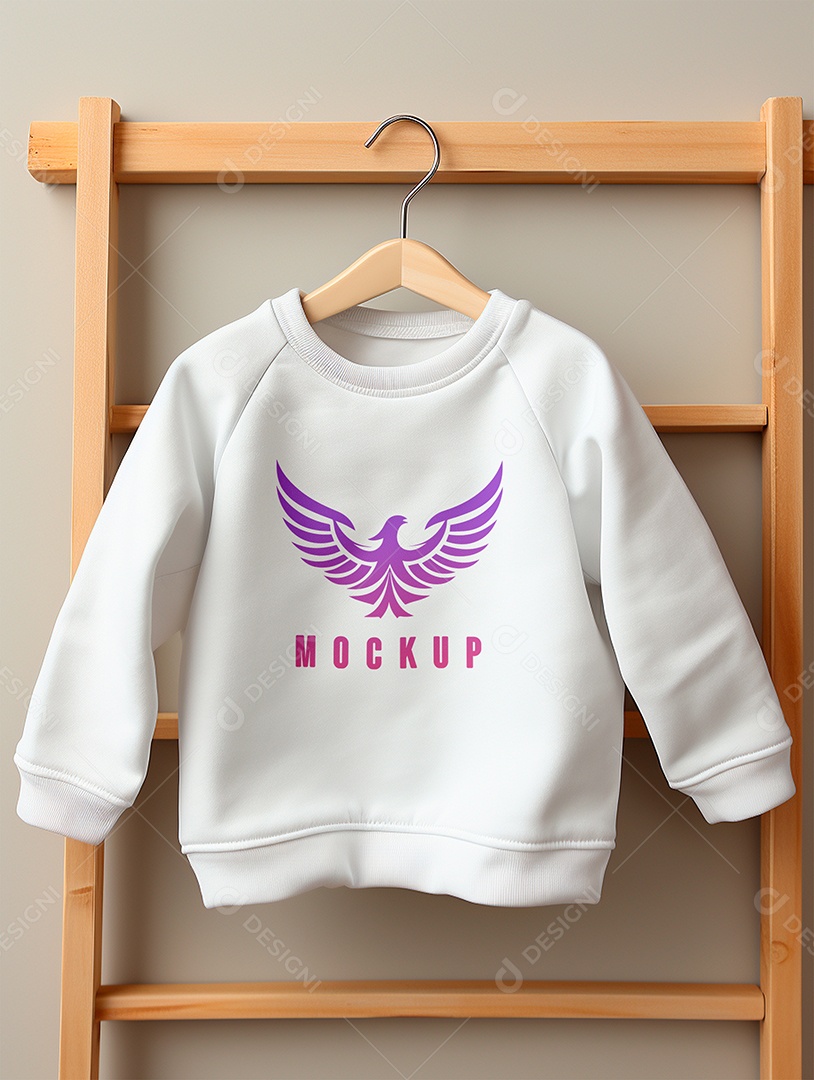 Mockup Moletom Infantil PSD Editável