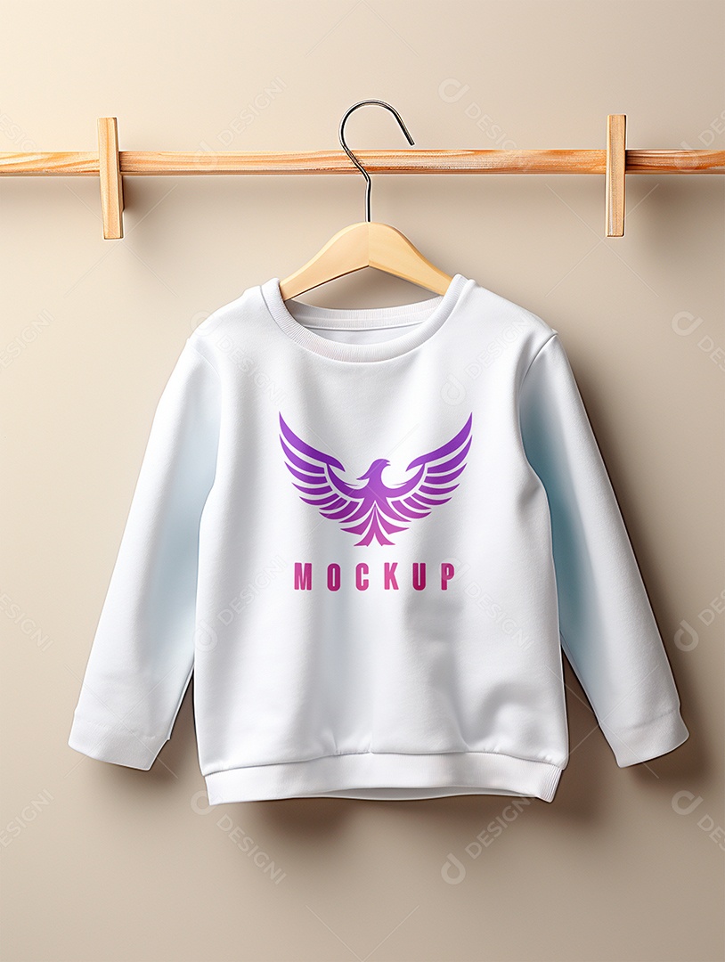 Mockup Moletom Infantil PSD Editável