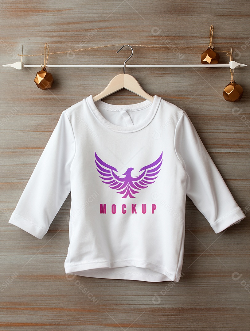 Mockup Moletom de Bebê PSD Editável