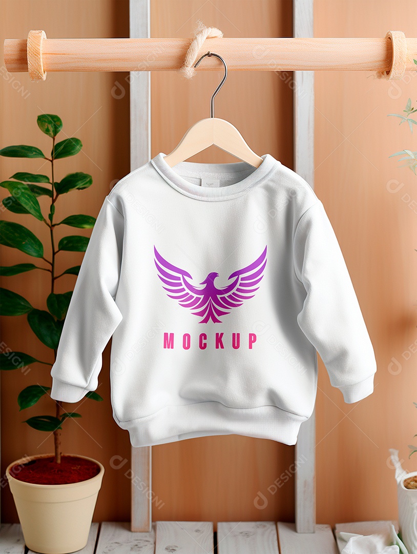 Mockup Moletom de Bebê PSD Editável