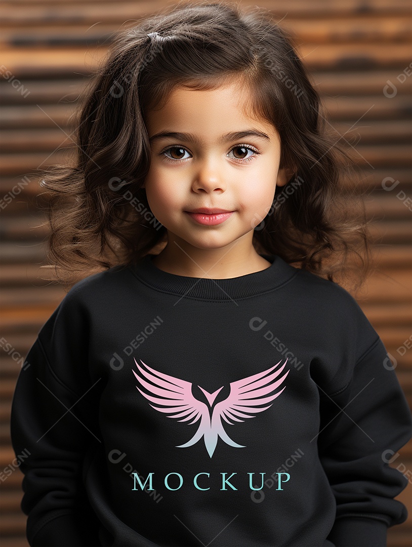 Mockup Moletom de Bebê PSD Editável