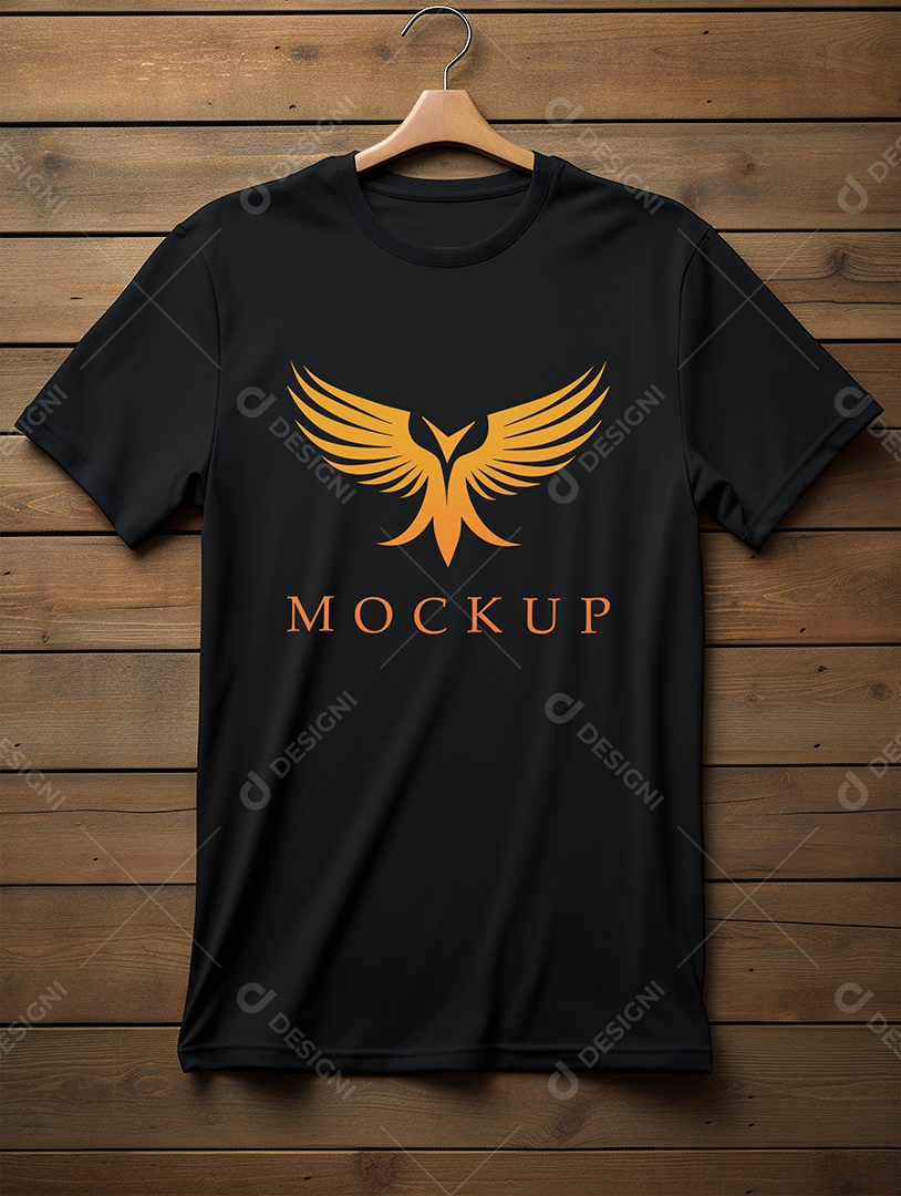 Black Tshirt mockup 748
