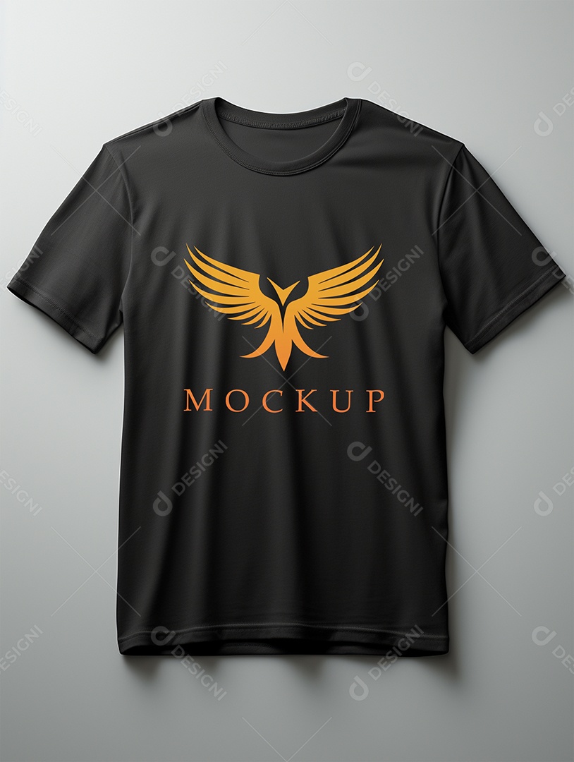 Black Tshirt mockup 733