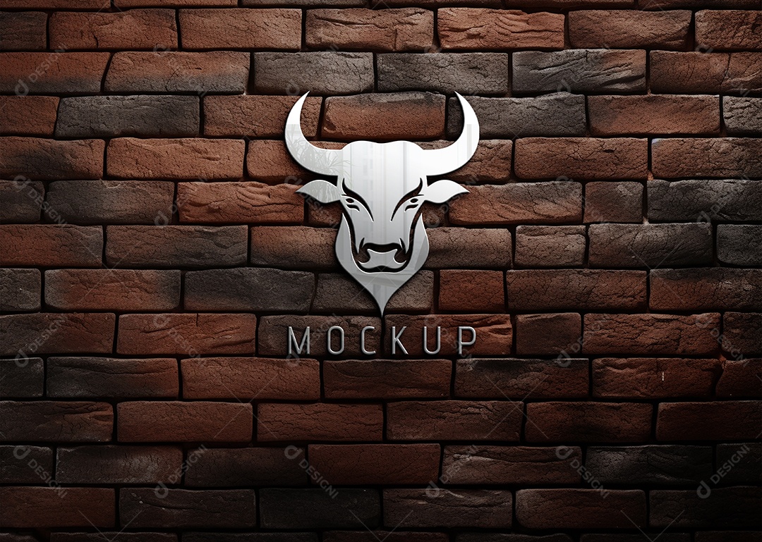 Modelo Logo de Empresa Mockup PSD Editável