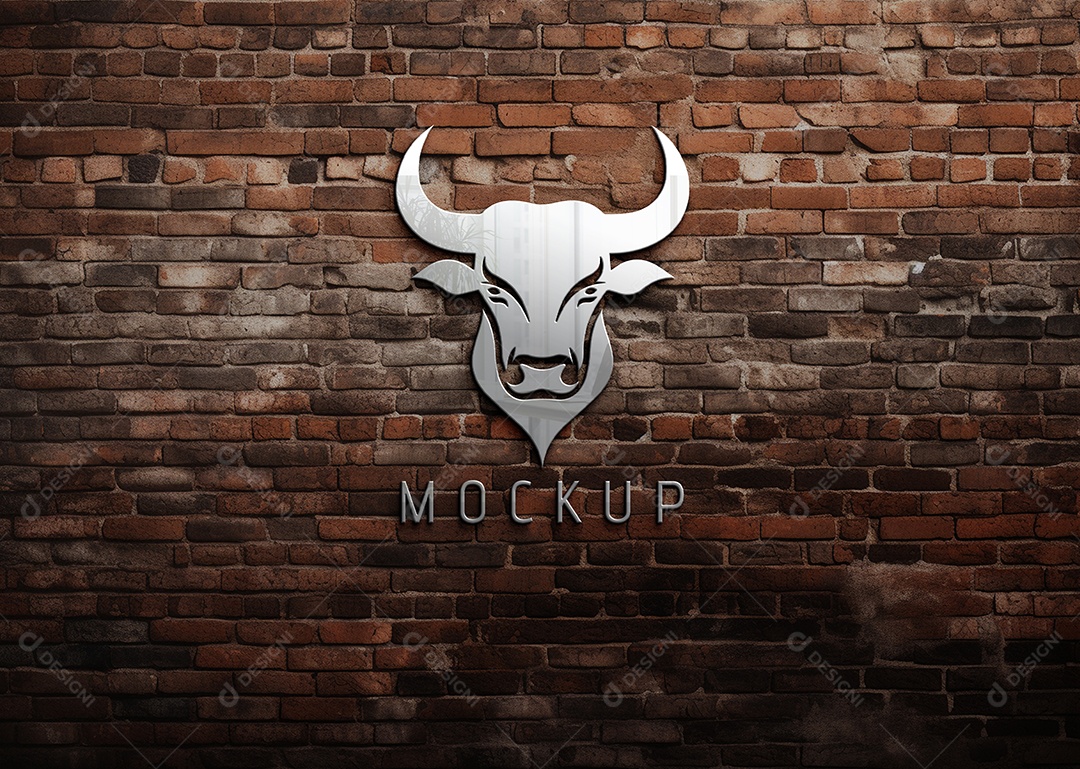 Modelo Logo de Empresa Mockup PSD Editável