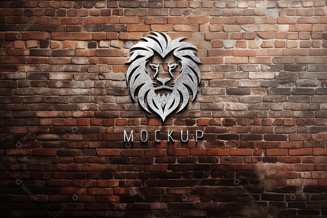 Modelo Logo de Empresa Mockup PSD Editável