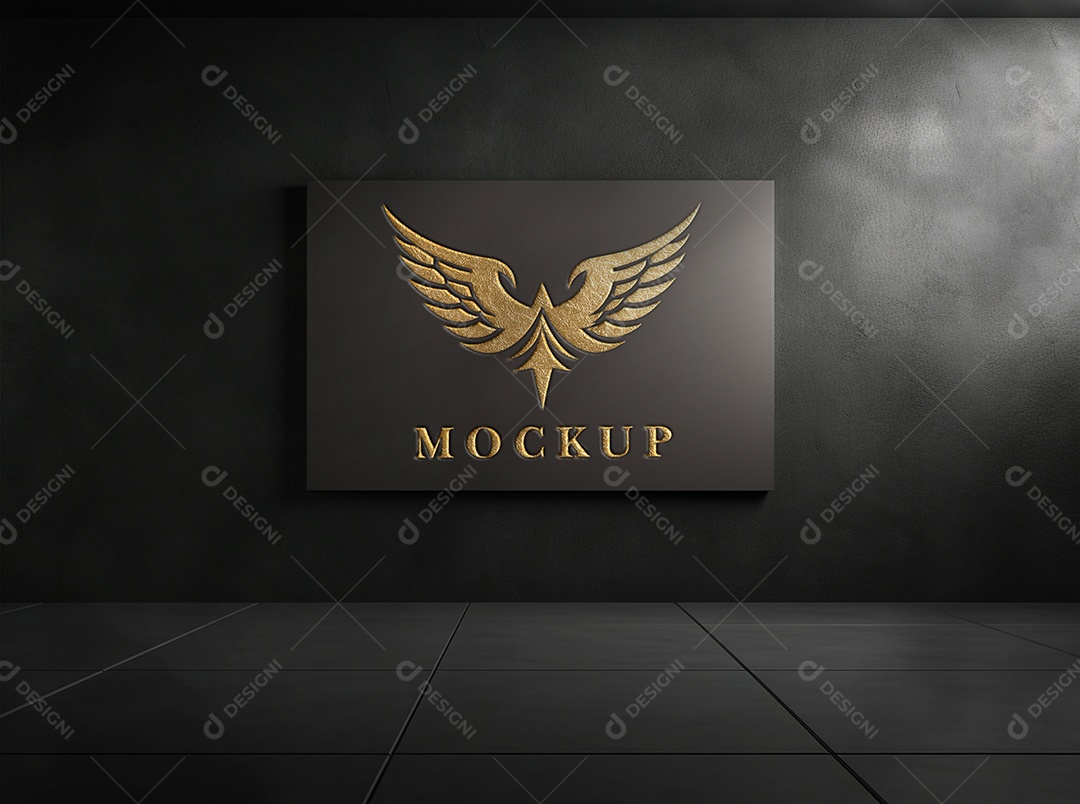 Modelo Logo de Empresa Mockup PSD Editável