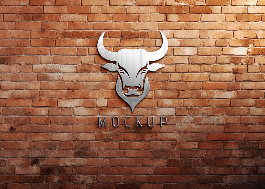 Modelo Logo de Empresa Mockup PSD Editável