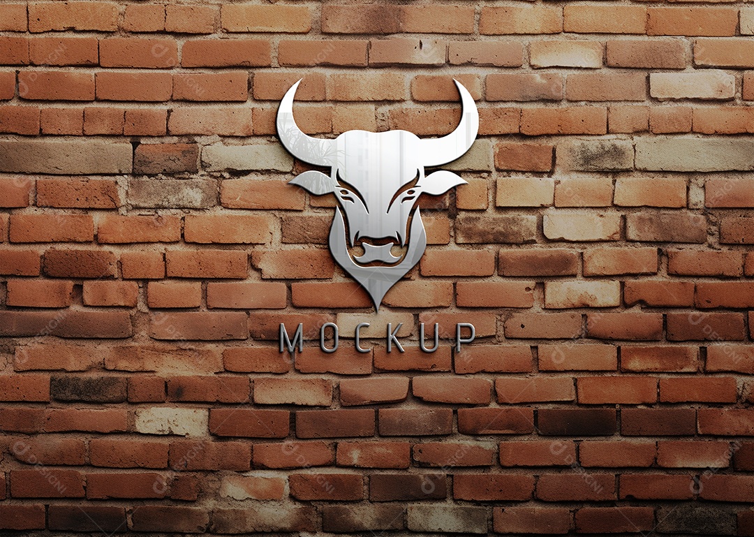 Modelo Logo de Empresa Mockup PSD Editável