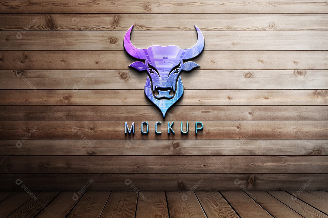 Modelo Logo de Empresa Mockup PSD Editável