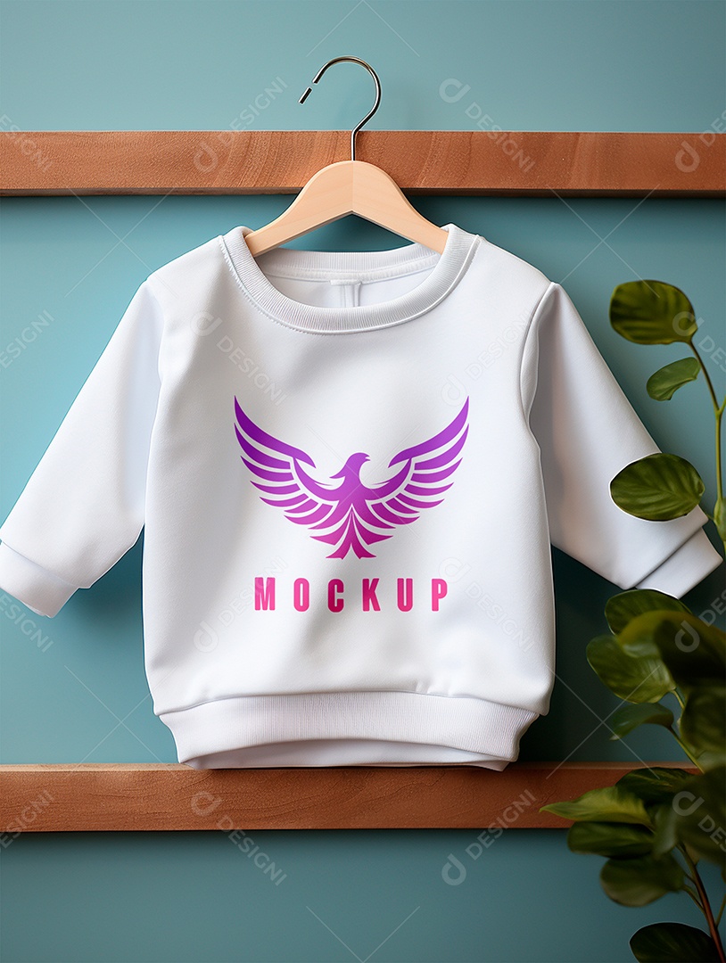 Mockup Moletom de Bebê PSD Editável