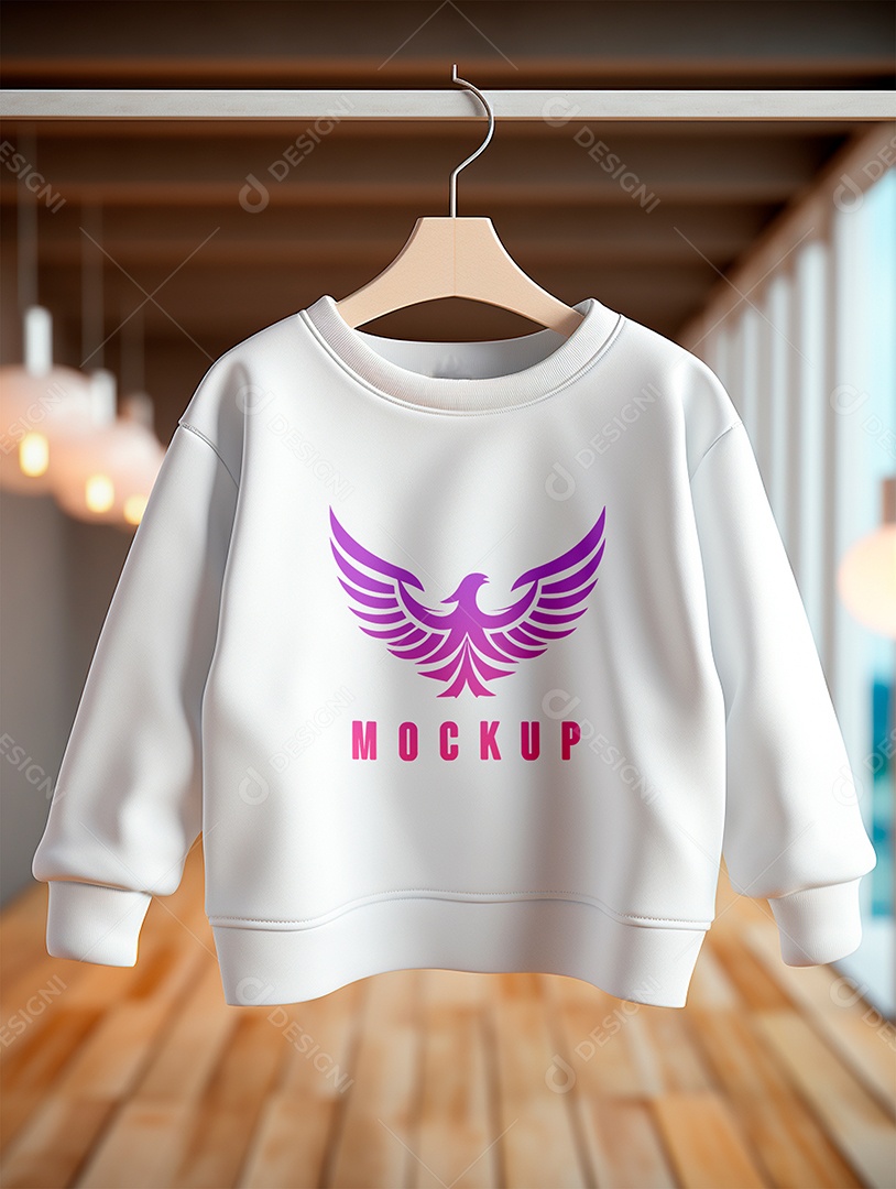 Mockup Moletom de Bebê PSD Editável