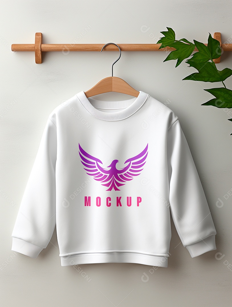 Mockup Moletom de Bebê PSD Editável