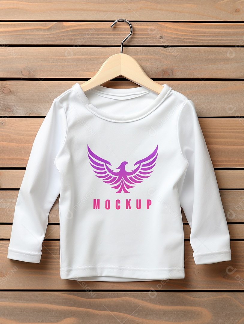 Mockup Moletom de Bebê PSD Editável