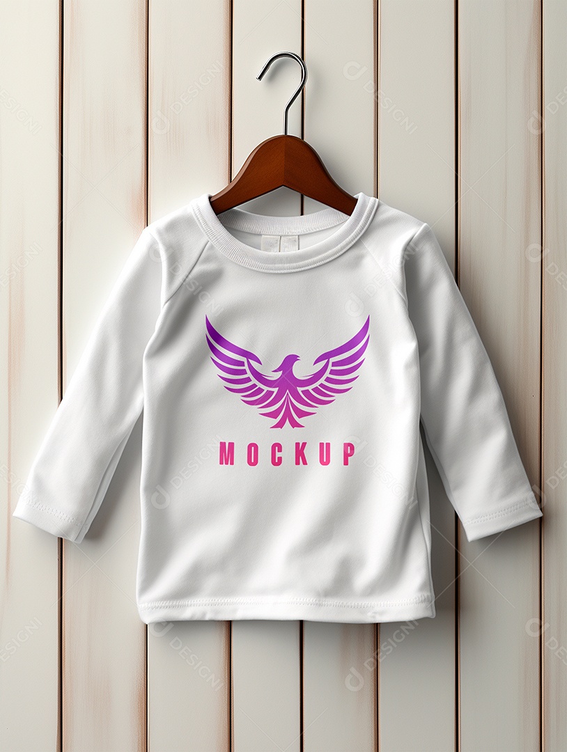 Mockup Moletom de Bebê PSD Editável